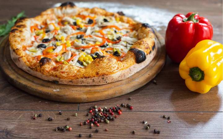 Des pizzas bien garnies pour les végétariens